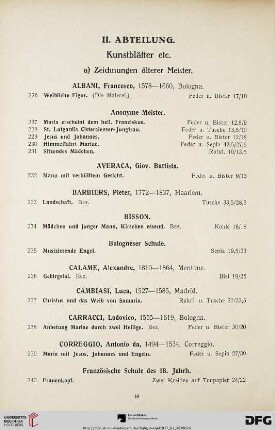 a) Zeichnungen älterer Meister (Nr. 226-266)