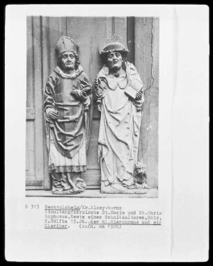 Der heilige Hieronymus und ein Kleriker