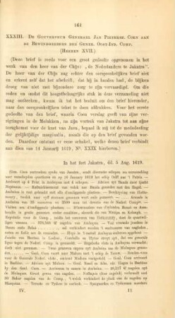 XXXIII. De gouverneur general Jan Pietersz. Coen aan de bewindhebbers der gener. Oost.-Ind. Comp.