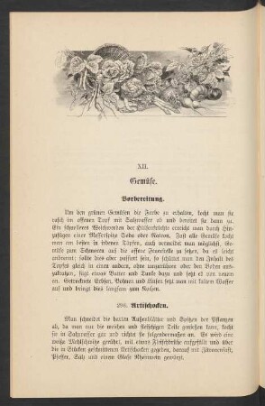 XII. Gemüse [Es gibt kein XIII. Kapitel]