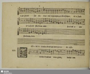 IIII. Anonymus: Laudate Dominum omnes gentes