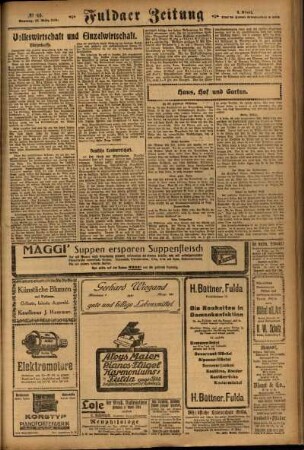 Dritte Ausgabe vom Sonntag, den 16. März 1924.