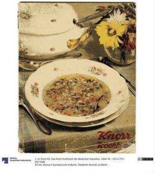 Das Knorr Kochbuch der deutschen Hausfrau.