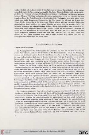 C. Archäologische Grundlagen