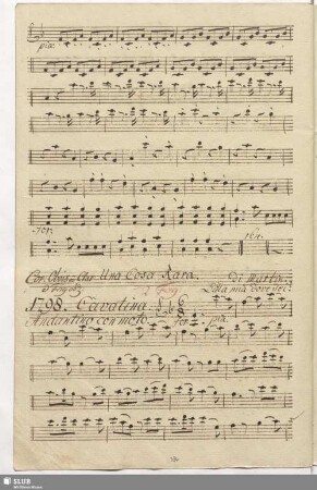 1798. Cavatina: Lilla mia dove sei / Martín y Soler, V.