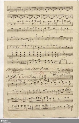 1798. Cavatina: Lilla mia dove sei / Martín y Soler, V.