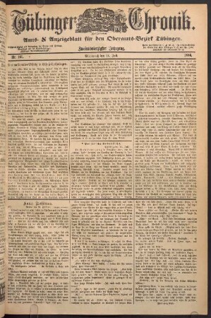 14. Juli (Nro. 161) - 18. Juli (Nro. 165)