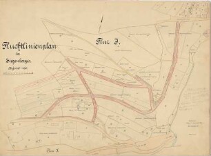 Fluchtlinienplan des Ziegenberges