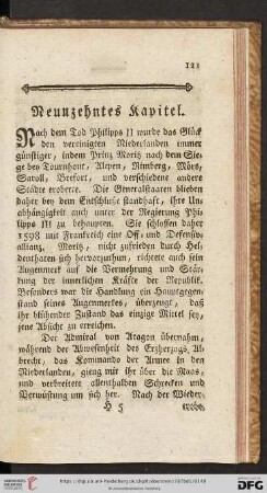 Neunzehntes Kapitel