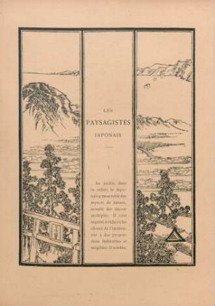 Les paysagistes Japonais [par Gustave Gefffroy]