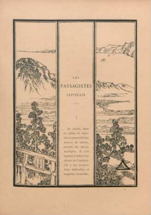 Les paysagistes Japonais [par Gustave Gefffroy]