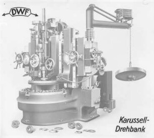 Lagerung für Karusselldrehbank (Kugellagerwerk, Wittenau) : Technikgeschichte | Maschinenbau | Maschinenelemente | Das Kugellager und seine Anwendung