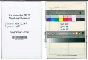 Entnazifizierung Josef Fragemann , geb. 08.01.1897 (Weber)