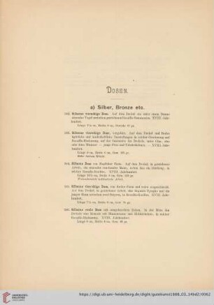 Dosen (Nr. 382 - 532)