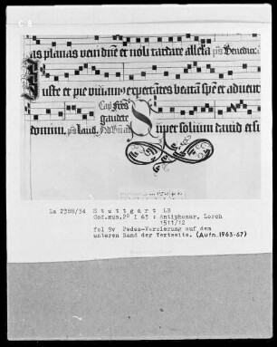 Antiphonarium (Benediktinerhandschrift) — ---, Folio 9 verso