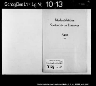 Holzausweisungsregister Enthält: auch: Amt Hagenburg