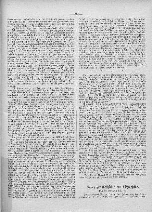 Neues zur Geschichte von Lichterfelde