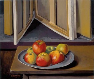 Äpfel im Atelier