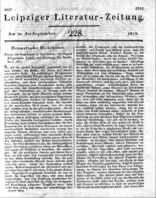 1815-09-20 : 228. Stück