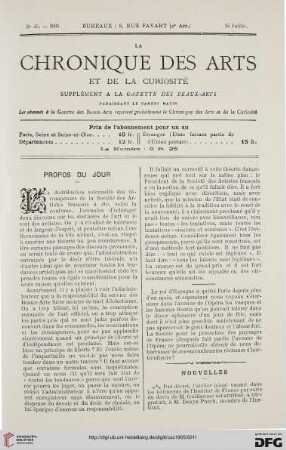 Nr. 25 (15 Juillet)