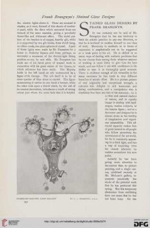 16: Stained glass designs by Frank Brangwyn