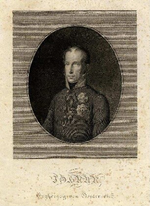 Bildnis von Johann (1782-1859), Erzherzog von Österreich