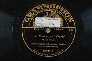"Ein Maskenball" : Ja du warst's / (Verdi)