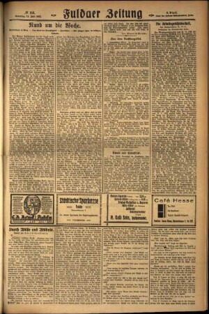 Zweite Ausgabe vom Sonntag, den 24. Juli 1927.