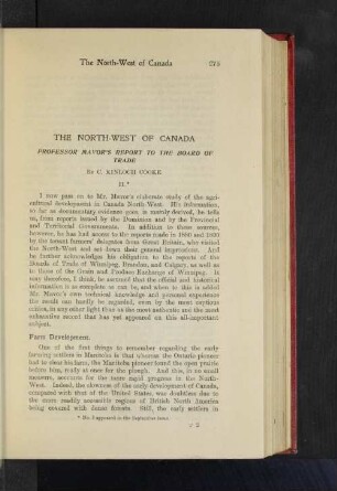 The North-West of Canada.