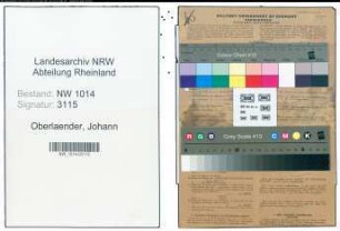 Entnazifizierung Johann Oberlaender , geb. 12.01.1910 (Mechaniker)