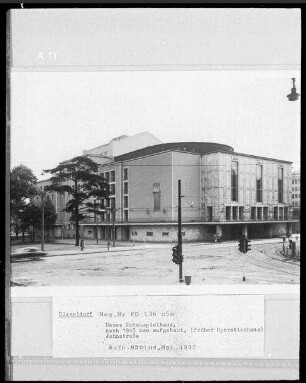 Düsseldorf, Neues Schauspielhaus : Düsseldorf, Jahnstraße, Neues Schauspielhaus