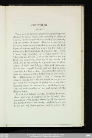 Chapter XI Digging