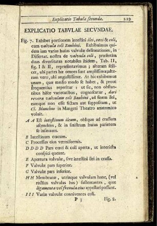 Explicatio Tabulae Secundae.