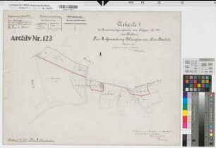 Meschede Land (Meschede), Löllinghausen (Meschede), Zusammenlegung Heggen, Urkarte I Löllinghausen Flur 2