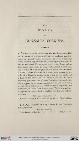 The Works of Gonzales Cocques