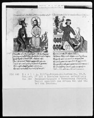 Speculum humanae salvationis — ---, Folio 26versoBuchseite