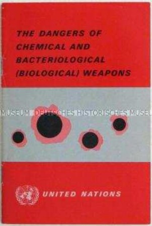 Informationsschrift der Vereinten Nationen zu chemischen und biologischen Waffen (englisch) - Sachkonvolut