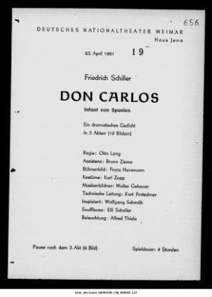 Don Carlos Infant von Spanien