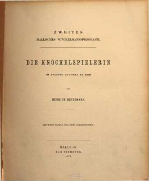 Die Knöchelspielerin im Palazzo Colonna zu Rom