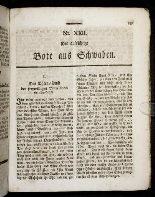 No. XXII. [Den 19ten December 1799.]