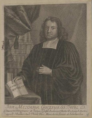 Bildnis des Joh. Melchior Goezius