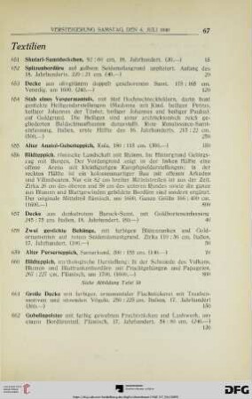 Textilien (Nr. 651-672)