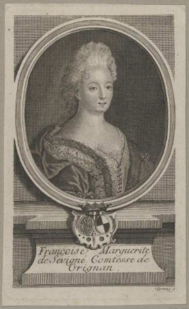 Bildnis der Françoise Marguerite de Sevigné