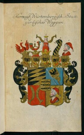 101, Wappen der Herzoge zu Würtemberg-Stuttgard