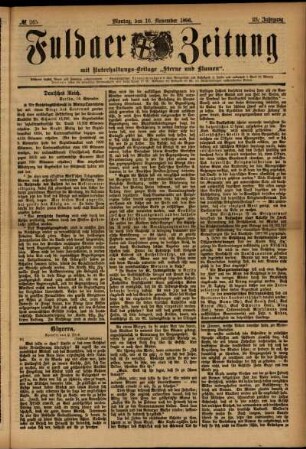 Ausgabe vom Montag, den 16. November 1896.