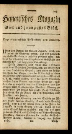 Vier und zwanzigstes Stück