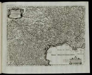 Gouvernem. General Du Languedoc, divisé en ses Vingtdeux Diocéses.