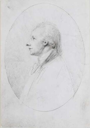 Bildnis Darbes, Joseph Friedrich August (1747-1810), Maler (Selbstbildnis)