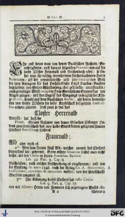 Closter Herrenalb; Frauenalb.