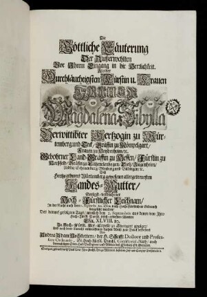 Die Göttliche Läuterung...